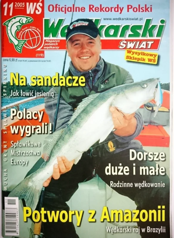 Okazja WĘDKARSKI ŚWIAT 11-2005