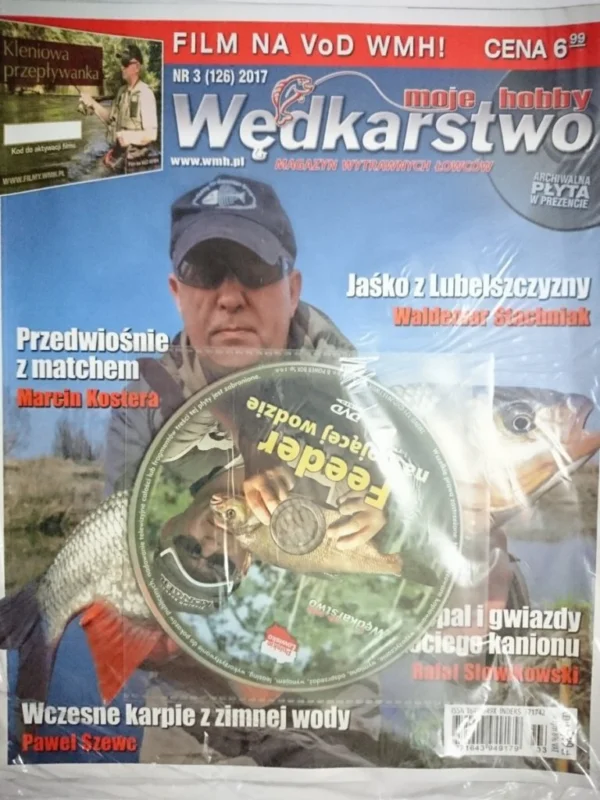WĘDKARSTWO MOJE HOBBY 3-2017 Z PŁYTĄ Popularny