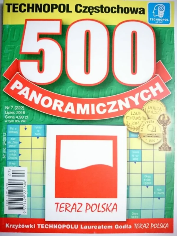 500 PANORAMICZNYCH 7-2016 Darmowy zwrot