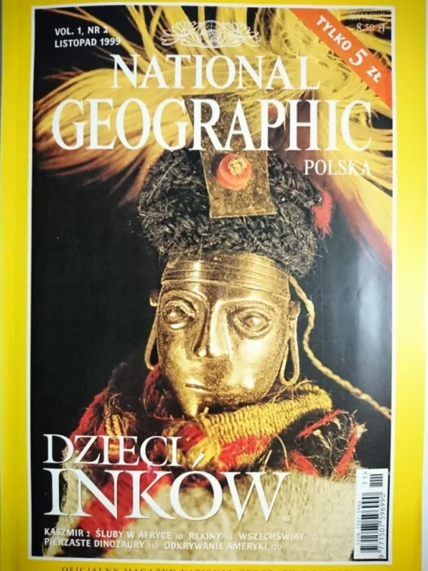 Darmowy zwrot NATIONAL GEOGRAPHIC POLSKA 11-1999 + DODATEK