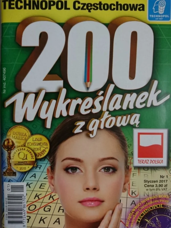 Bestseller 200 WYKREŚLANEK Z GŁOWĄ 1-2017