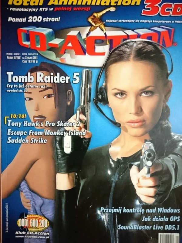 Hit cenowy CD-ACTION 1-2001 BEZ PŁYT