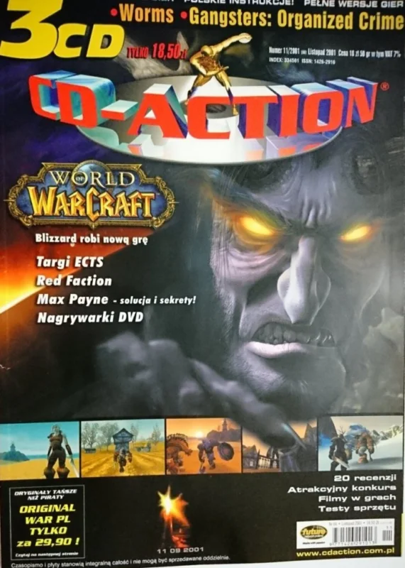 Wysoka jakość CD-ACTION 11-2001 BEZ PŁYT