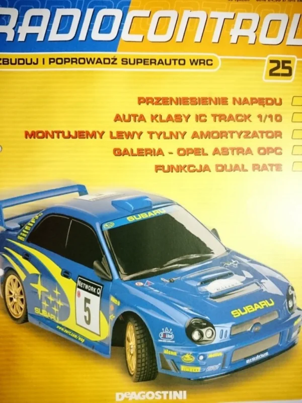 Obniżka ceny RADIOCONTROL. ZBUDUJ I POPROWADŹ SUPERAUTO WRC 25