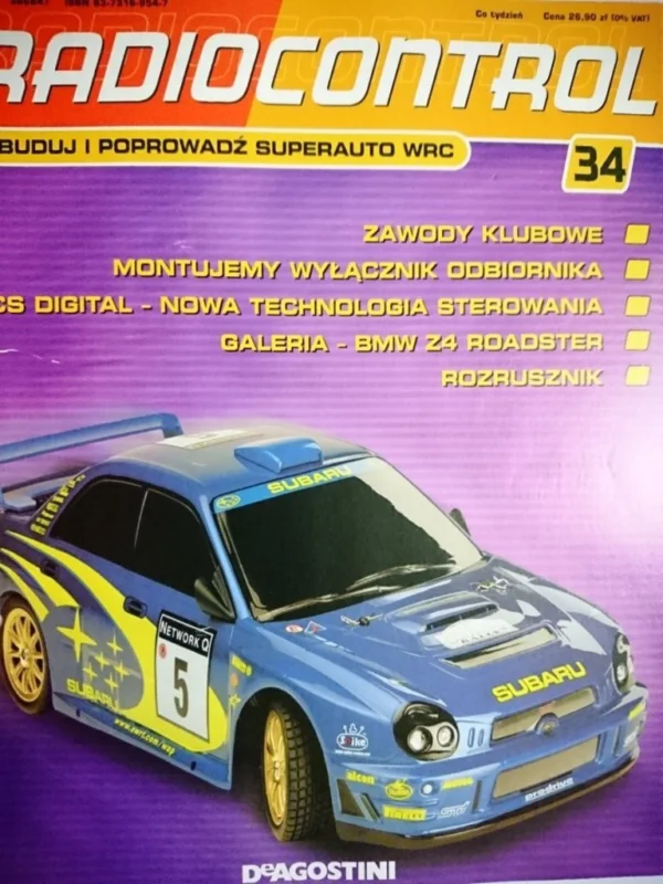 Hit sprzedaży RADIOCONTROL. ZBUDUJ I POPROWADŹ SUPERAUTO WRC 34