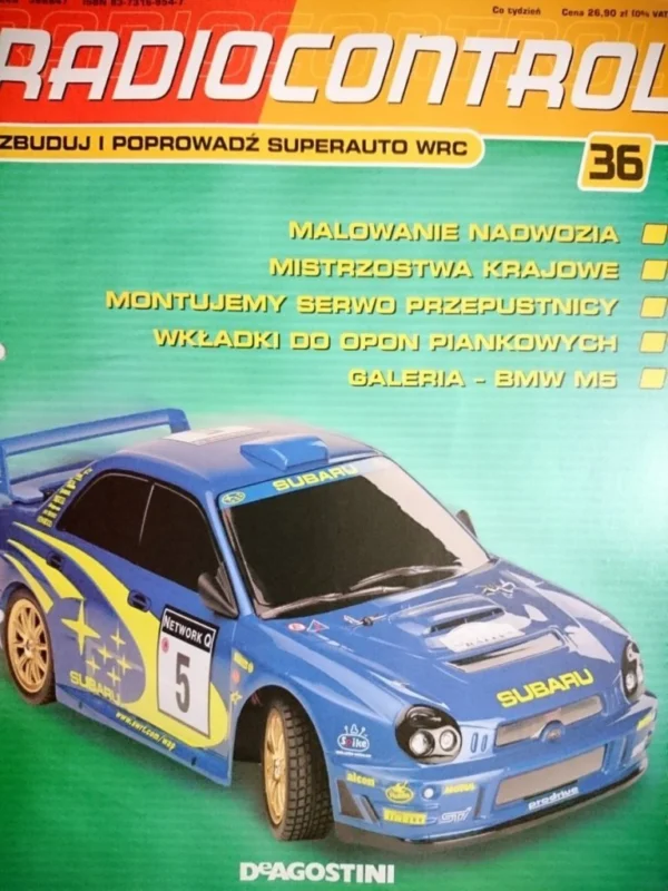 Tylko do końca tygodnia RADIOCONTROL. ZBUDUJ I POPROWADŹ SUPERAUTO WRC 36