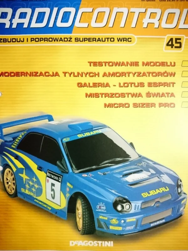 RADIOCONTROL. ZBUDUJ I POPROWADŹ SUPERAUTO WRC 45 Ekspresowa dostawa