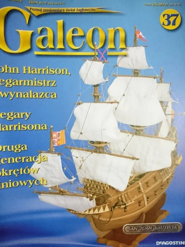 GALEON 37 JOHN HARRISON, ZEGARMISTRZ... (2003) Wysoka jakość
