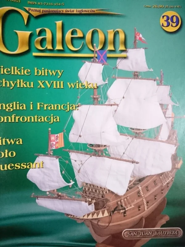 GALEON 39 WIELKIE BITWY SCHYŁKU XVIII WIEKU (2003) Kup online