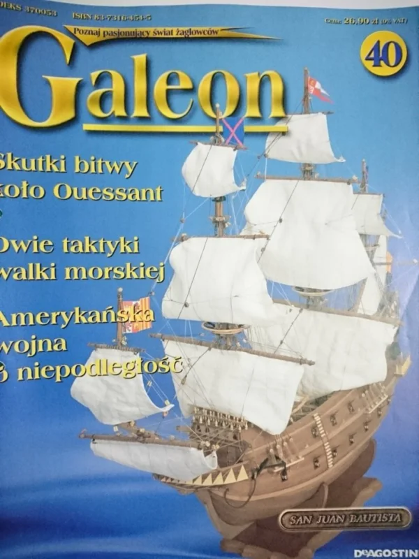 Rabat GALEON 40 SKUTKI BITWY KOŁO OUESSANT (2003)