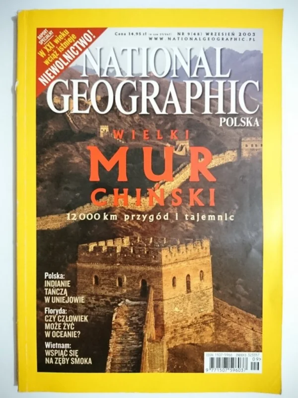 Cena promocyjna NATIONAL GEOGRAPHIC POLSKA 9-2003