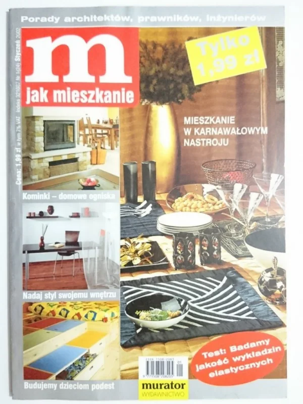 Zamów teraz M JAK MIESZKANIE NR 1 (24) STYCZEŃ 2002