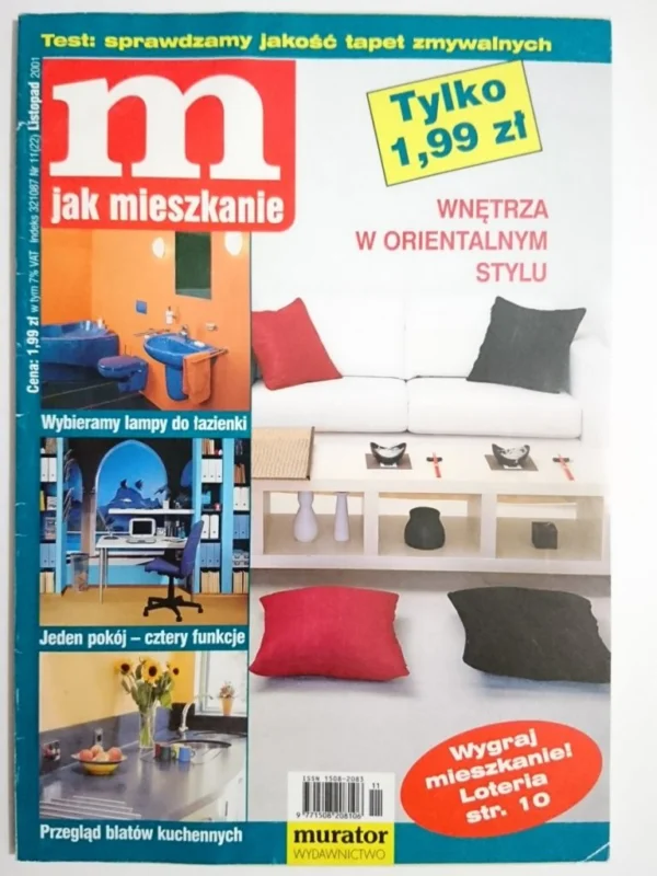 M JAK MIESZKANIE NR 11 (22) LISTOPAD 2001 Zniżka
