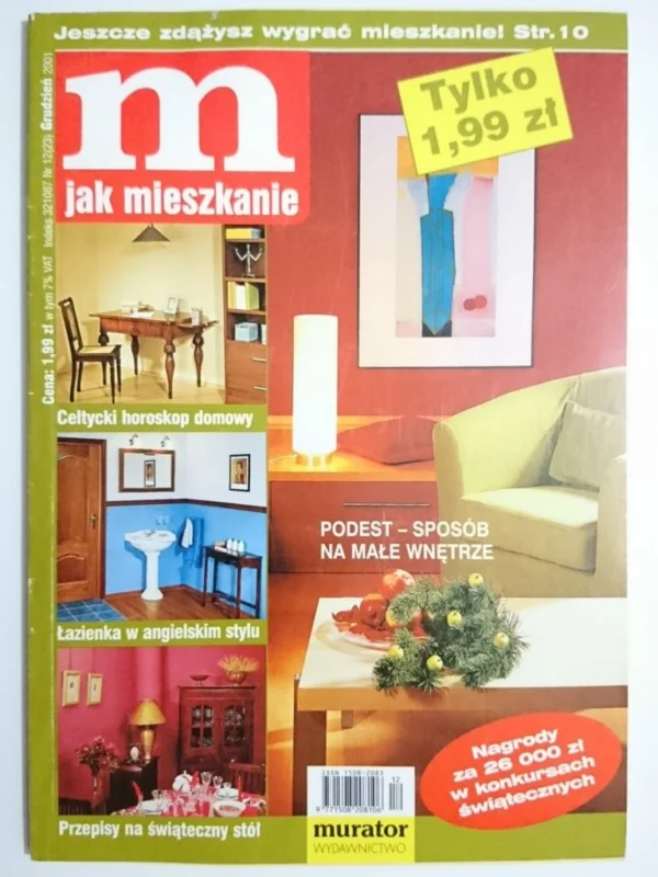 Łatwy zwrot M JAK MIESZKANIE NR 12 (23) GRUDZIEŃ 2001