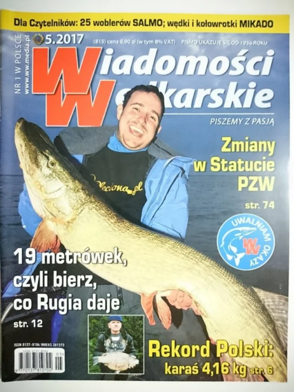WIADOMOŚCI WĘDKARSKIE 5-2017 Kup teraz