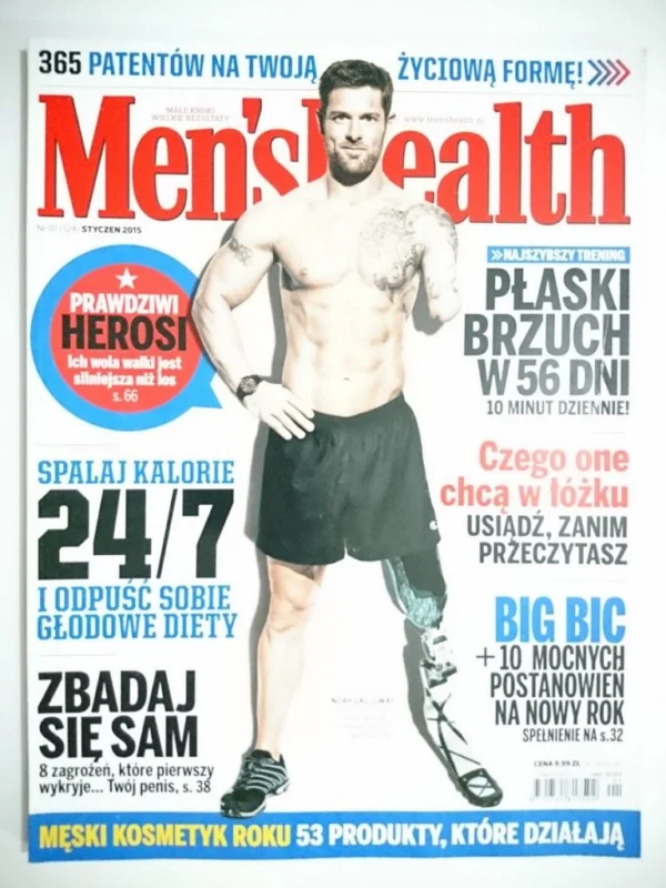 MEN'S HEALTH 01-2015 Łatwy zwrot