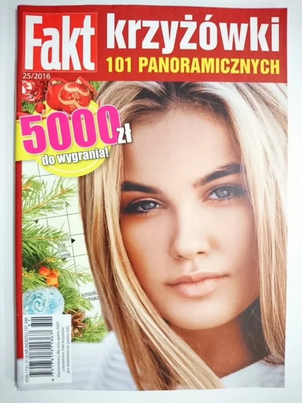 KRZYŻÓWKI 101 PANORAMICZNYCH 25-2016 Tylko dziś