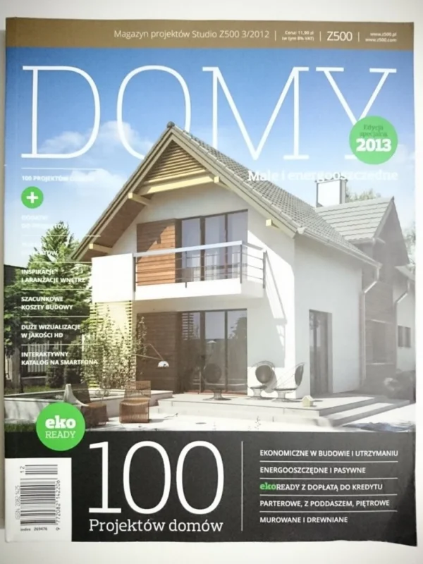 Nowy DOMY. MAGAZYN PROJEKTÓW STUDIO Z500 3-2012