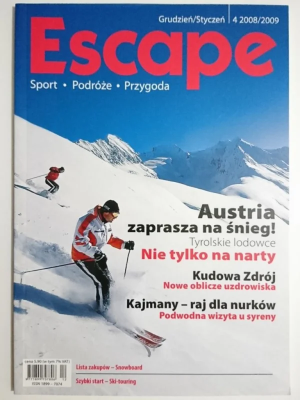 ESCAPE GRUDZIEŃ/STYCZEŃ 2008/2009 Promocja