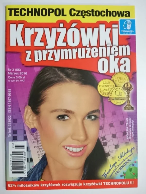 KRZYŻÓWKI Z PRZYMRUŻENIEM OKA 3-2016 Oferta czasowa
