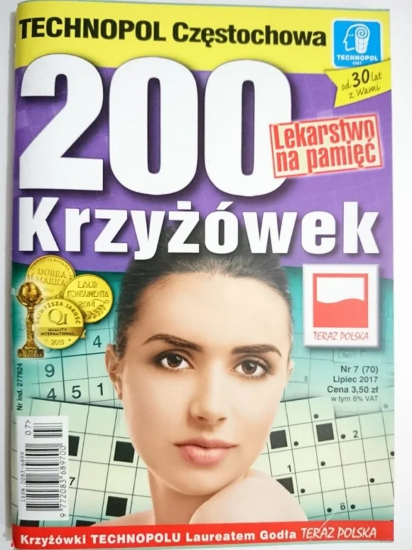 Wysoka jakość 200 KRZYŻÓWEK 7-2017