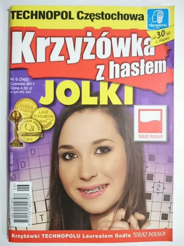 KRZYŻÓWKA Z HASŁEM JOLKI 6-2017 Do wyczerpania zapasów
