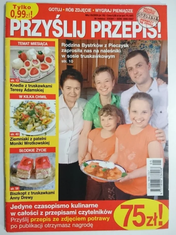 Oferta limitowana PRZYŚLIJ PRZEPIS 5-2009