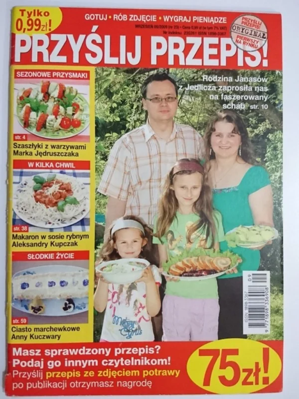 Okazja PRZYŚLIJ PRZEPIS 9-2009