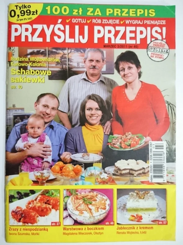 Tylko do końca tygodnia PRZYŚLIJ PRZEPIS 3-2011