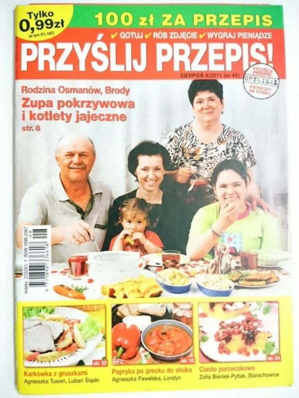 PRZYŚLIJ PRZEPIS 8-2011 Szybka wysyłka