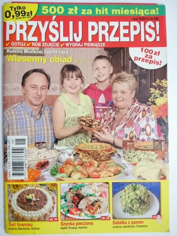 Nowość PRZYŚLIJ PRZEPIS 5-2013