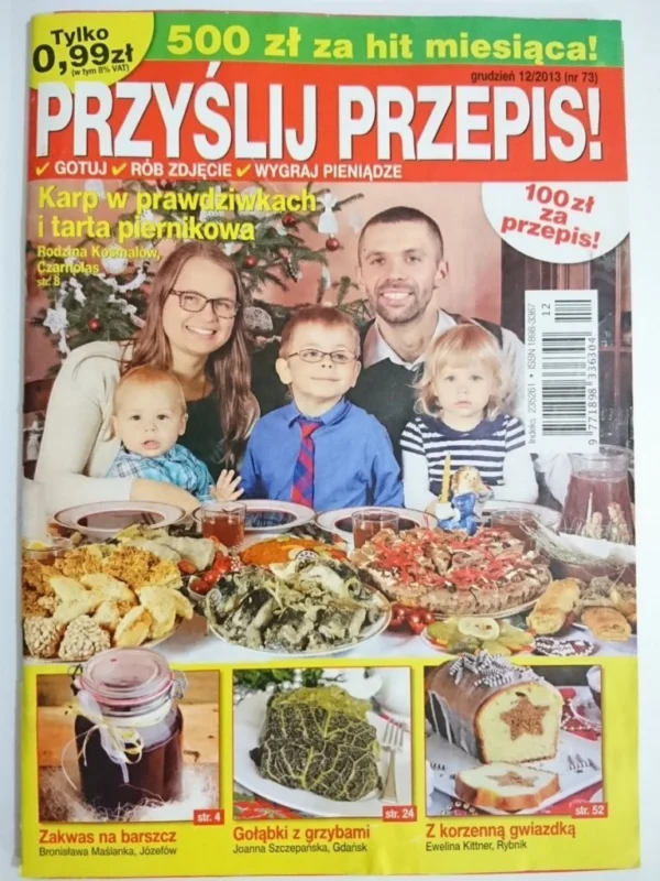 Wyjątkowa oferta PRZYŚLIJ PRZEPIS 12-2013