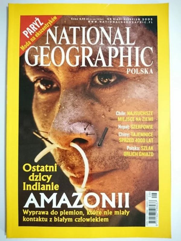 Ostatnie sztuki NATIONAL GEOGRAPHIC POLSKA 08-2003