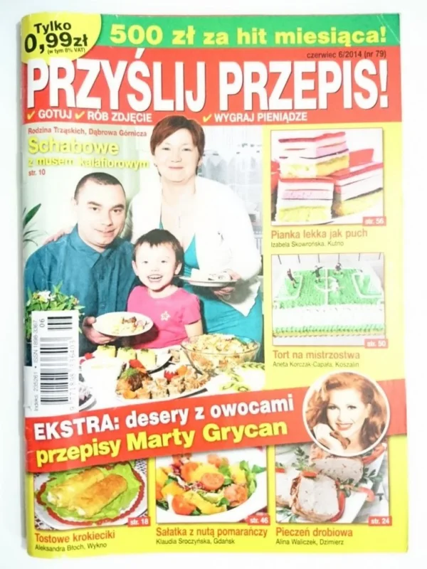 Darmowy zwrot PRZYŚLIJ PRZEPIS 6-2014