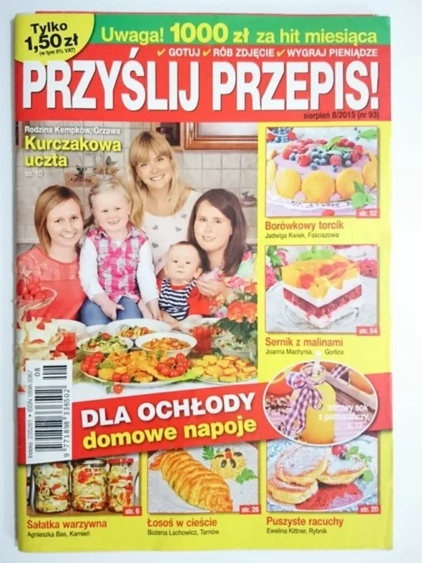 Hit sprzedaży PRZYŚLIJ PRZEPIS 8-2015