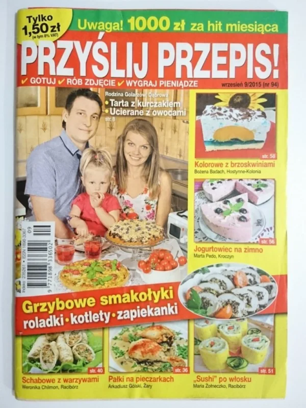 Zniżka PRZYŚLIJ PRZEPIS 9-2015