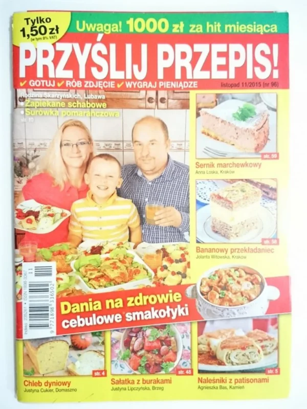 Ostatnia szansa PRZYŚLIJ PRZEPIS 11-2015
