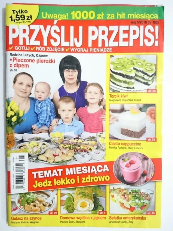 Wysoka jakość PRZYŚLIJ PRZEPIS 5-2016