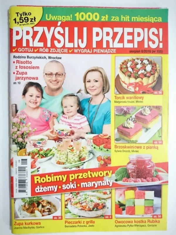 Bestseller PRZYŚLIJ PRZEPIS 8-2016