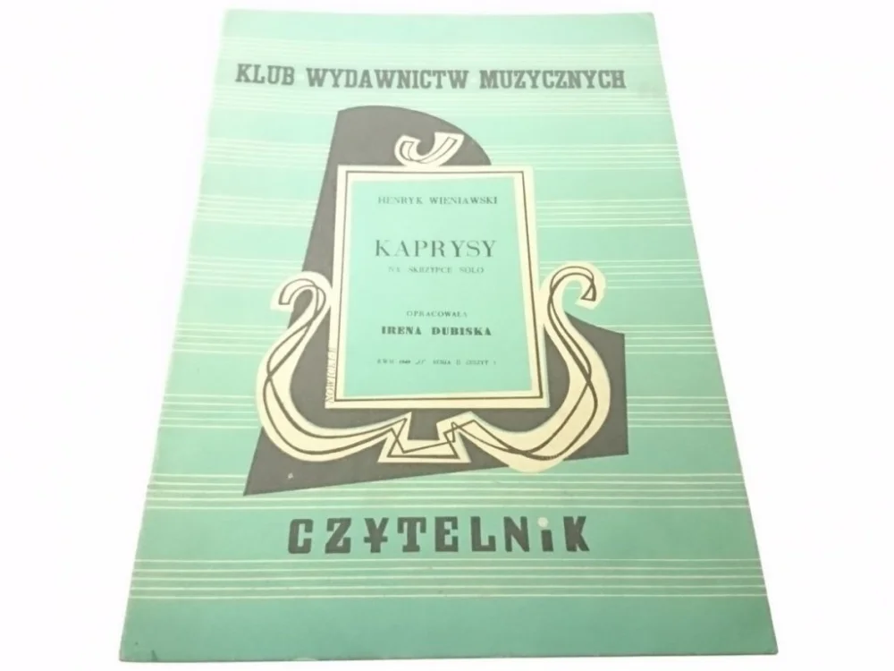 Nowość KAPRYSY NA SKRZYPCE SOLO - HENRYK WIENIAWSKI KWM 1949 SERIA II ZESZYT I