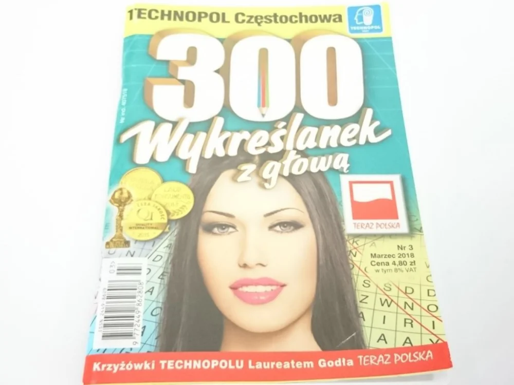 300 WYKREŚLANEK Z GŁOWĄ NR 3 MARZEC 2018 Zamów dziś