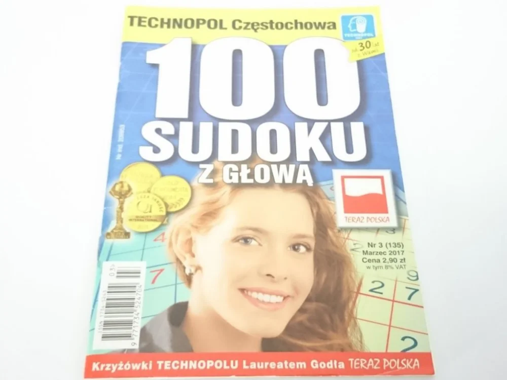 100 SUDOKU Z GŁOWĄ NR 3 (135) MARZEC 2017 Nie przegap