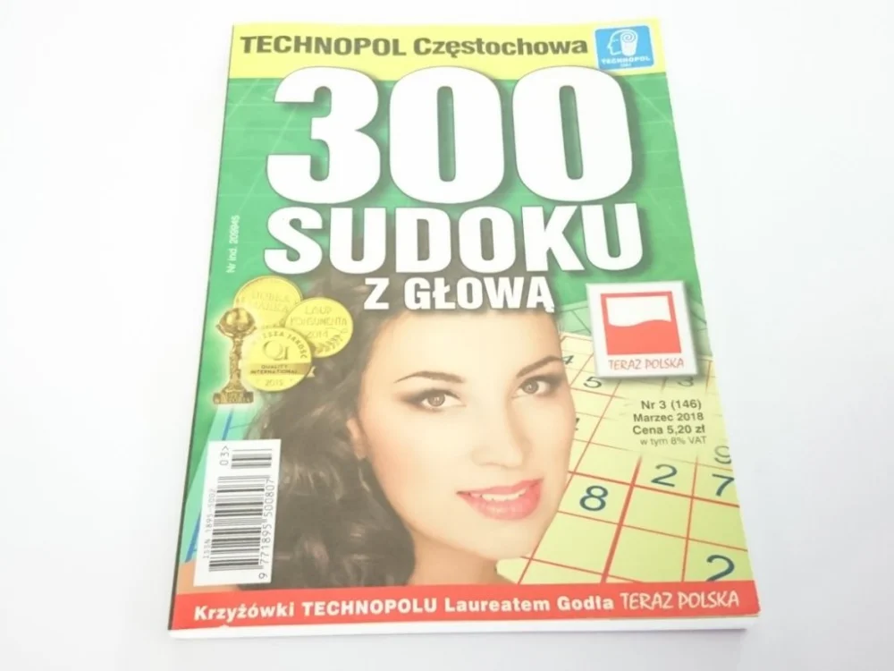 300 SUDOKU Z GŁOWĄ NR 3 (146) MARZEC 2018 Oferta