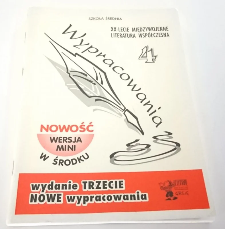 Dostępne od ręki WYPRACOWANIA 4 XX-LECIE MIĘDZYWOJENNE. LITERATURA