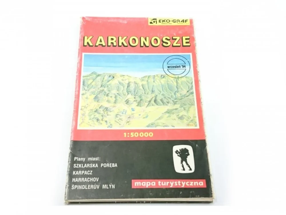 Sprawdź teraz KARKONOSZE. MAPA TURYSTYCZN 1:50 000 1994