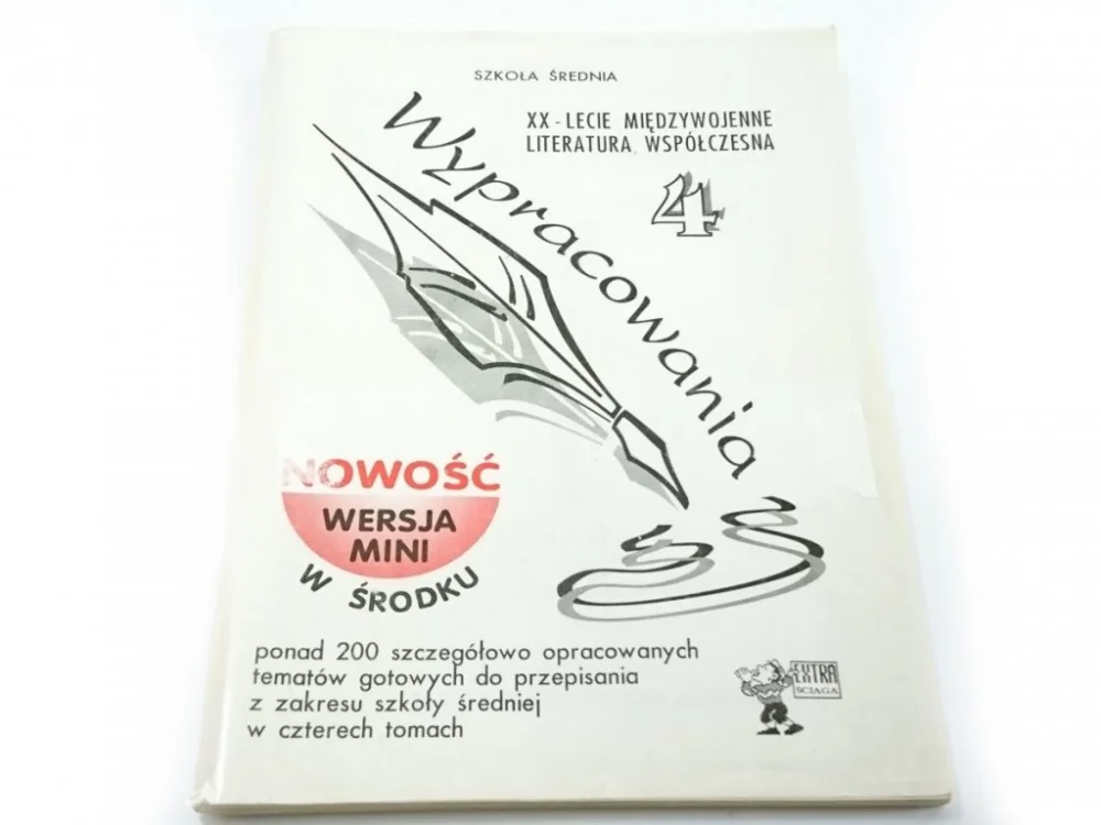 WYPRACOWANIA 4 XX-LECIE MIĘDZYWOJENNE. LITERATURA WSPÓŁCZESNA Ograniczona ilość