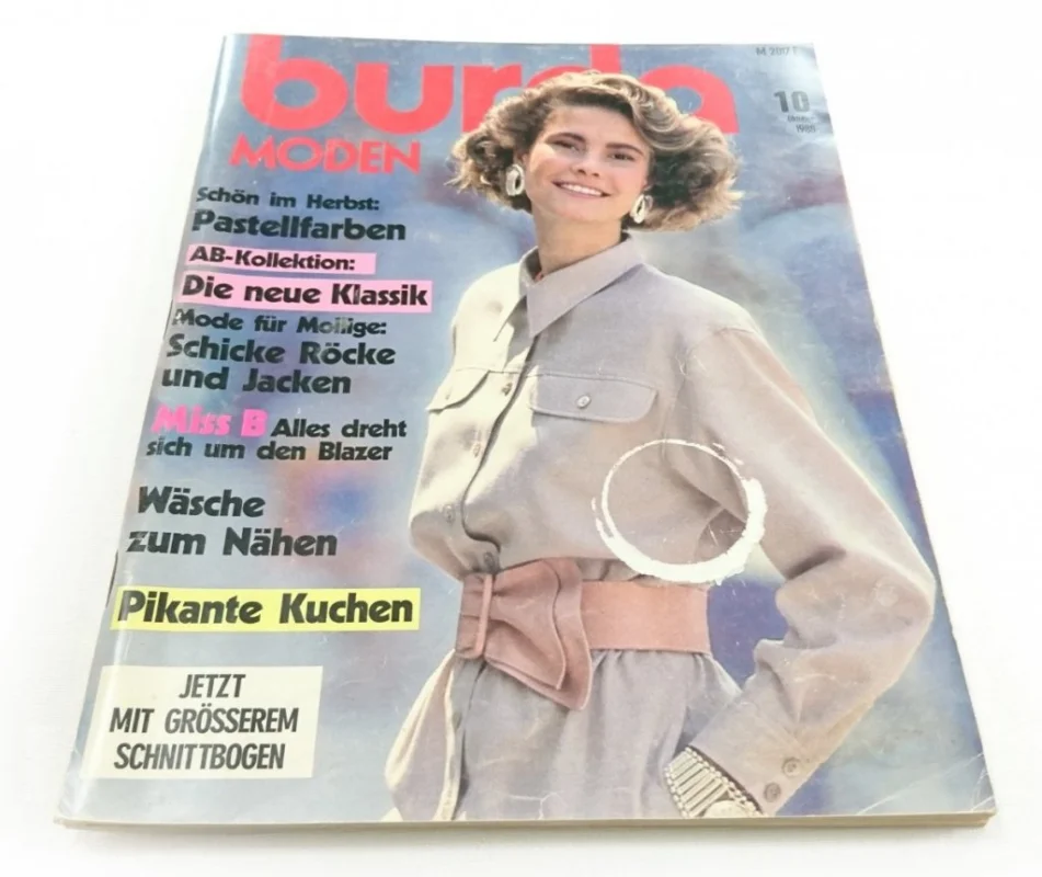 BURDA MODEN NR 10 OKTOBER 1988 Szybka wysyłka