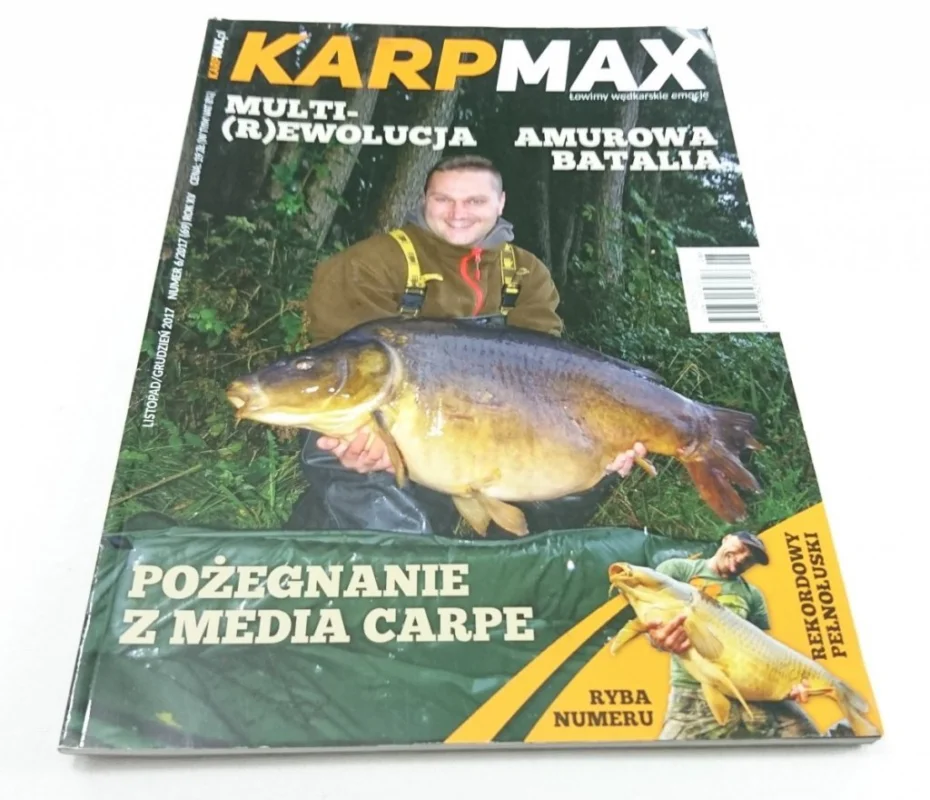 Dostępne od ręki KARPMAX NUMER 6/2017 (69) ROK XV LISTOPAD/GRUDZIEŃ