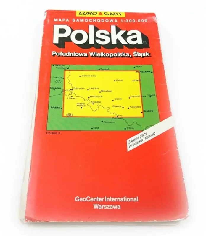 POLSKA. MAPA SAMOCHODOWA. POŁUDNIOWA WIELKOPOLSKA ŚLĄSK Oferta czasowa