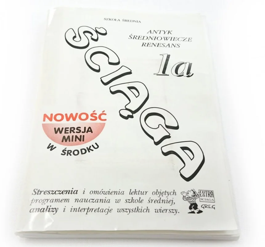 Kup online ŚCIĄGA 1a ANTYK ŚREDNIOWIECZE RENESANS